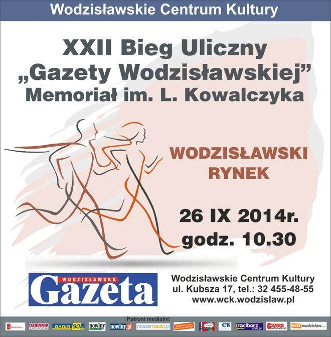 XXII Bieg Gazety Wodzisławskiej – Memoriał im. Leszka Kowalczyka, Materiały prasowe